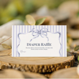 Tarjeta De Recepción Retro Blue Bow Cafe Bebe Boy Coffee Baby Shower