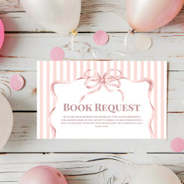 Tarjeta De Recepción Retro Cafe Bebe Girl Coffee Book for Baby Shower