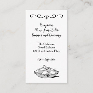 Tarjeta de recepción Retro Cinderella Personalizad