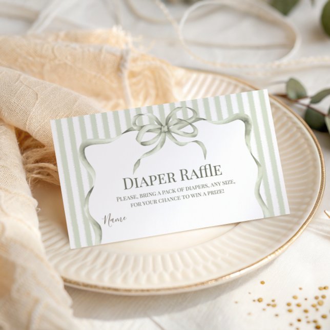 Tarjeta De Recepción Retro Neutral Bow Cafe Bebe Coffee Baby Shower (Subido por el creador)