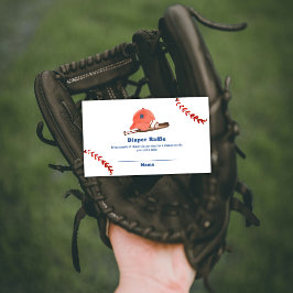 Tarjeta De Recepción Retro Slugger Baseball Diaper Raffle Baby Shower 