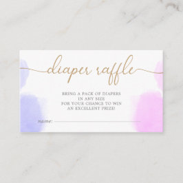 Tarjeta De Recepción Revelación de género de guiones de oro de color ro