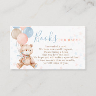 Tarjeta De Recepción Revelación de género de osito de peluche trae tarj