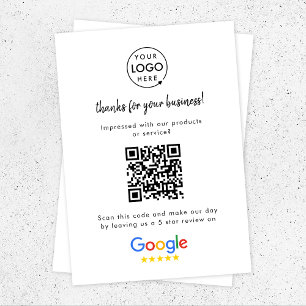 Tarjeta De Recepción Revistas de Google   Código QR de vínculo de revis