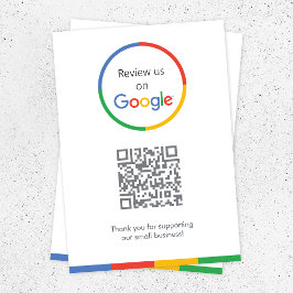 Tarjeta De Recepción Revistas de Google | Código QR de vínculo de revis