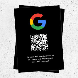 Tarjeta De Recepción Revistas de Google | Código QR de vínculo de revis