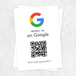 Tarjeta De Recepción Revistas de Google | Código QR de vínculo de revis