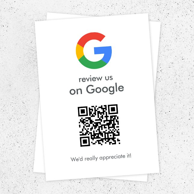 Tarjeta De Recepción Revistas de Google | Código QR de vínculo de revis (Subido por el creador)