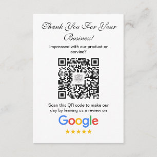 Tarjeta De Recepción Revistas de Google   Código QR de vínculo de revis