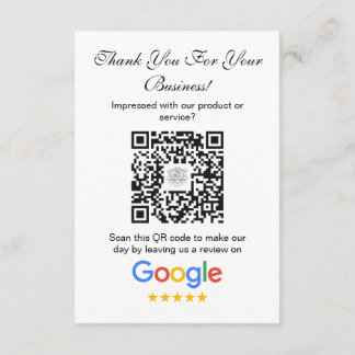 Tarjeta De Recepción Revistas de Google | Código QR de vínculo de revis