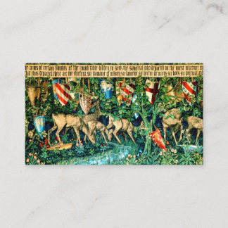 Tarjeta De Recepción Rey Medieval Arthur William Morris