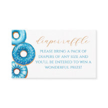 Rociado con amor Diaper Raffle Insert