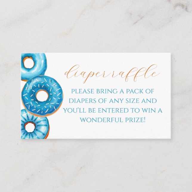 Tarjeta De Recepción Rociado con amor Diaper Raffle Insert (Anverso)