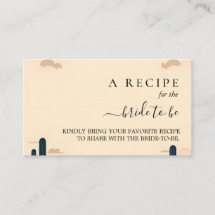 Tarjeta De Recepción Rodeo retro Caballo Rústico ducha de novia occiden