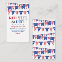 ¡Rojo, blanco y debido! 4 De Julio Baby Shower Dia