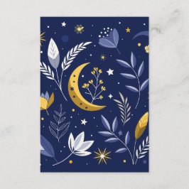 Tarjeta De Recepción Romance celeste