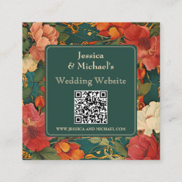 Tarjeta De Recepción 🌹 Romance: el esplendor del Art Nouveau