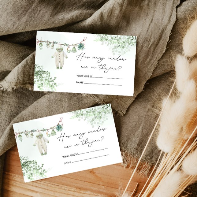 Tarjeta De Recepción Ropa de Bebé Boho Eucalyptus Cuántos Canales (Subido por el creador)