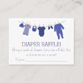 Tarjeta De Recepción Ropa De Ropa De Ropa De Raffle