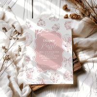 Ropa rosa Toile De Jouy Diapper Raffle