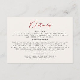 Tarjeta De Recepción Rosa de flores silvestres rosadas Boda Spring Garl