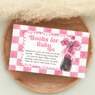 Tarjeta De Recepción Rosa Ella Está Lista para Salir Libros para Baby S