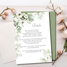 Rosa floral verde turbio acuarela boda detalles