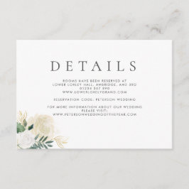 Tarjeta De Recepción Rosa Purpurina romántico