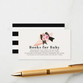 Tarjeta De Recepción Rosas de Gorras rosados de estilo derby para bebé