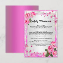 Rosas Rosadas y Medidas de Seguridad de Perlas