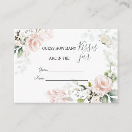 Tarjeta De Recepción Roses rosas rosas se deshacen de cuántos besos en