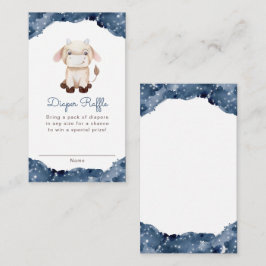 Tarjeta De Recepción Rótulo de Astrología Taurus Celestial Diaper Raffl