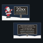 Tarjeta De Recepción Rótulo de Santa Fiesta, billete Fiesta de Navidade<br><div class="desc">Rótulo de Santa Fiesta,  Fiesta Navidad de entradas por la tienda de tarjetas de visita. Ideal para todo tipo de fiestas. Cenas de navidades,  Fiestas de oficina,  Eventos en restaurantes,  Bodas,  Cumpleaños.</div>