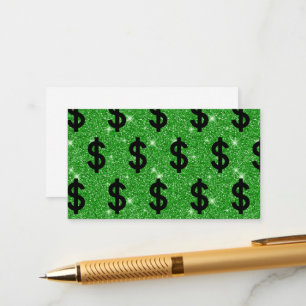 Tarjeta De Recepción Rótulo negro dinero empresario Wall Street