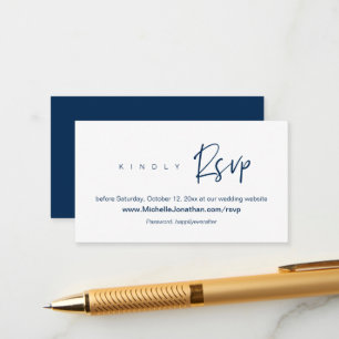 Tarjeta De Recepción RSVP en línea, sitio web Boda, contraseña, recorda