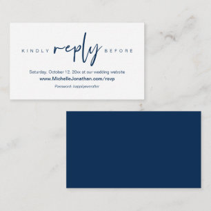 Tarjeta De Recepción RSVP en línea, sitio web de boda, contraseña, reco