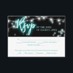 Tarjeta De Recepción RSVP Tema Turquesa Neon para Bat Mitzvah<br><div class="desc">¡Estamos emocionados de presentar nuestra suite de inspiración neón de caligrafía moderna para un Bar o Bat Mitzvah brillante! Esta divertida colección incluye todo lo que necesitas, desde servilletas y platos de papel hasta un letrero de bienvenida y más. Si tienes alguna pregunta o necesitas ayuda con la personalización, simplemente...</div>