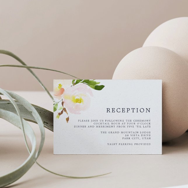Tarjeta de recepción Rubor de primavera (Subido por el creador)