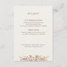 Rust Floral y Pampas Grass Boho