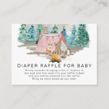 Rustic Forest Animals Deer Bear Floral Baby Shower