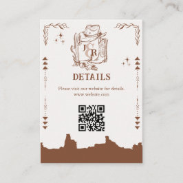 Tarjeta De Recepción Rústica granja de rancho occidental Barn Cowboy Gr