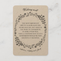 Rústico floral deseando bien. Boda de campo. Estra