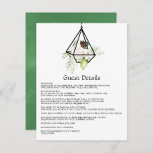 Rústico Pastel Floral Terrario Boda Jardín