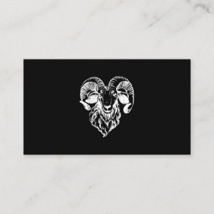 Tarjeta De Recepción Sabbatic Baphomet Goat Evil Satanic