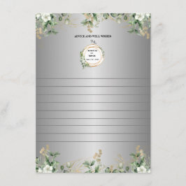 Tarjeta De Recepción Sabiduría Dorada: Duchar A La Pareja Con Consejo