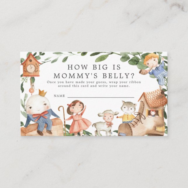 Tarjeta De Recepción Safari Baby Shower ¿Qué tan grande es la carta del (Anverso)