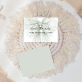 Tarjeta De Recepción Sage Bow Classic Books For Baby