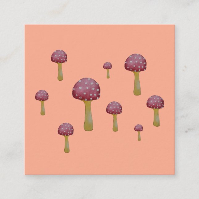 Tarjeta De Recepción Salmos rojos y blancos (Anverso)