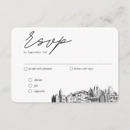 Tarjeta De Recepción Salt Lake City Opciones tradicionales de comidas R