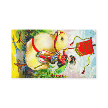 Saludos caprichosos de Pascua: Jinete en pollito g